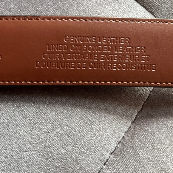 Perry Ellis Men’s Leather Belt 32 waist - Picture 5 of 7